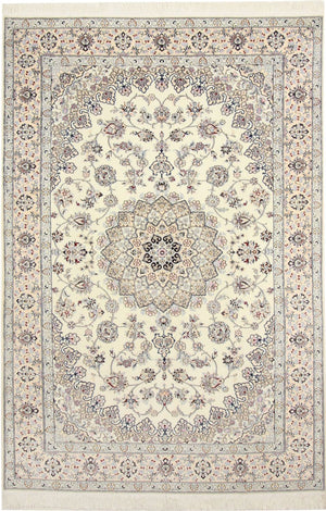Perzisch tapijt - Nain - Koninklijk - 300 x 200 cm - crème