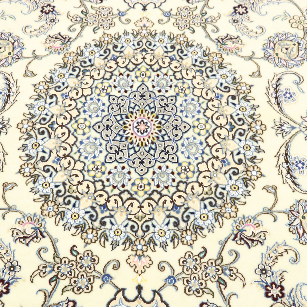 Perzisch tapijt - Nain - Koninklijk - 250 x 198 cm - crème