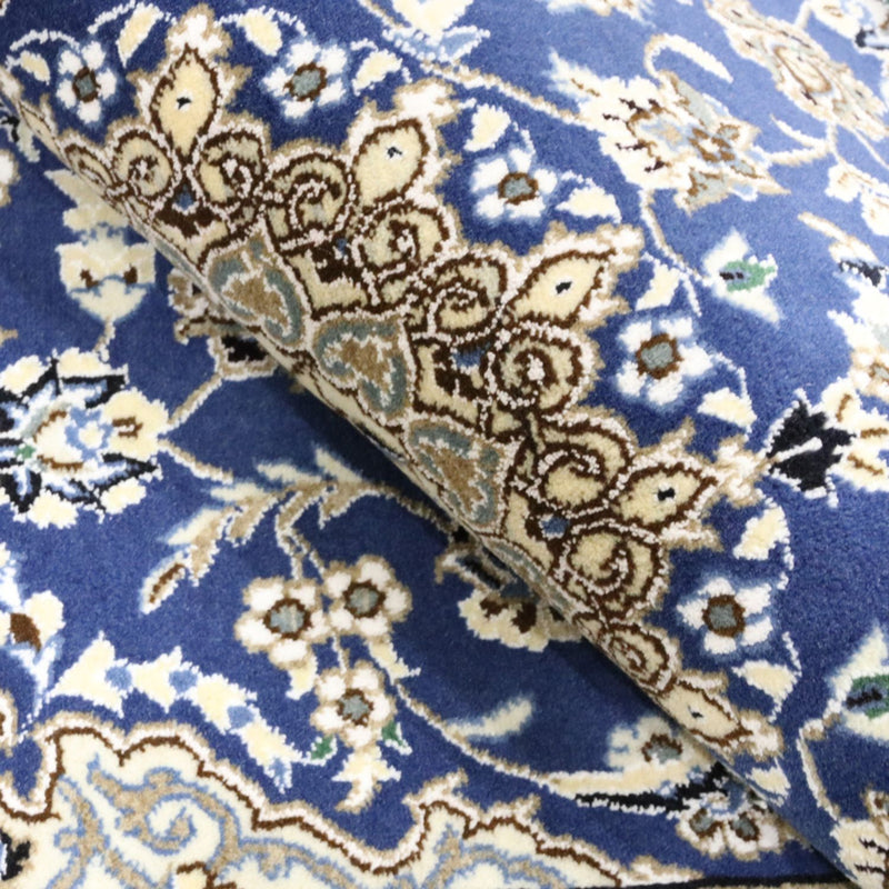 Perzisch tapijt - Nain - Koninklijk - 179 x 117 cm - blauw