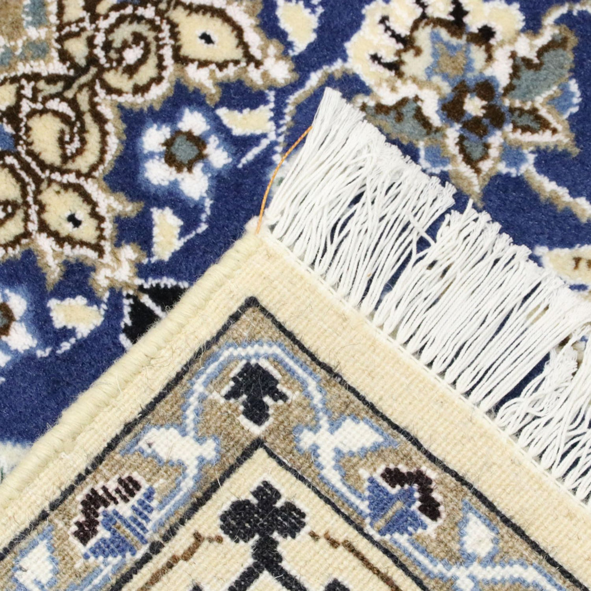 Perzisch tapijt - Nain - Koninklijk - 179 x 117 cm - blauw