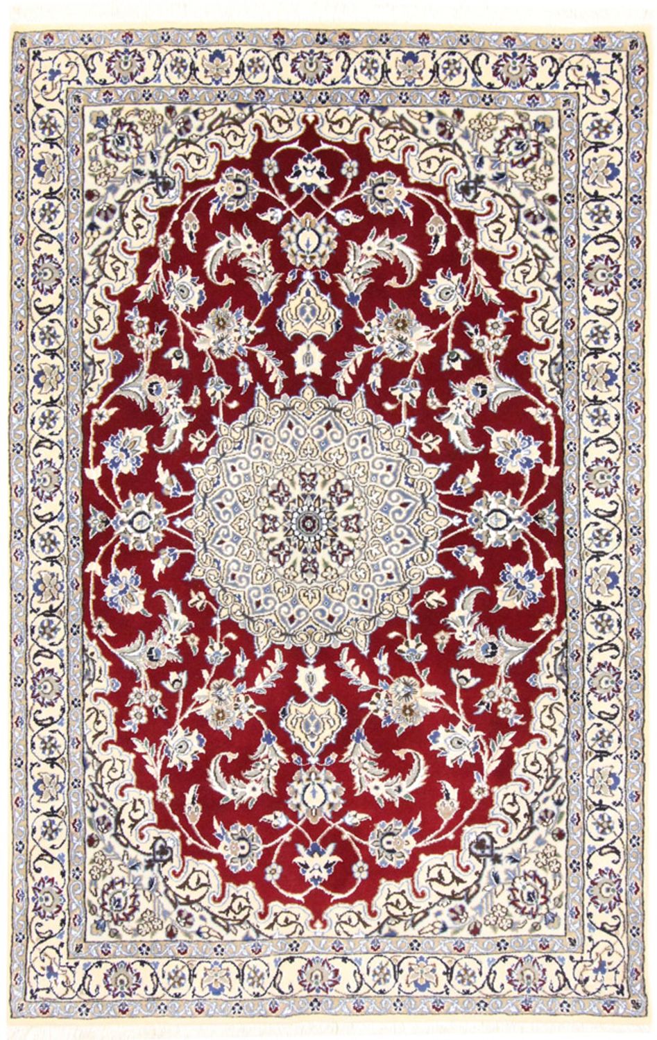 Perzisch tapijt - Nain - Koninklijk - 178 x 115 cm - rood
