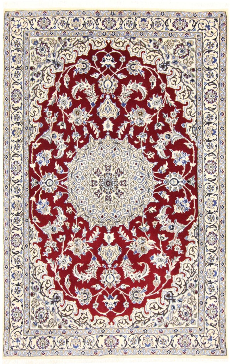 Perzisch tapijt - Nain - Koninklijk - 178 x 115 cm - rood