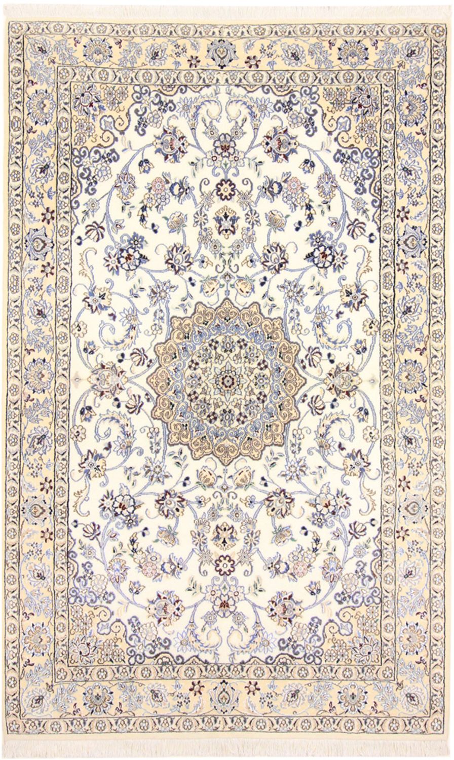 Perzisch tapijt - Nain - Koninklijk - 211 x 133 cm - beige