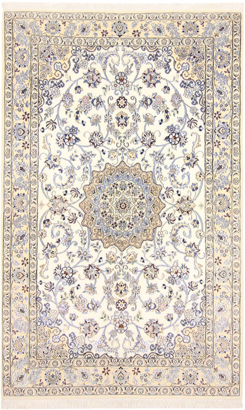 Perzisch tapijt - Nain - Koninklijk - 211 x 133 cm - beige