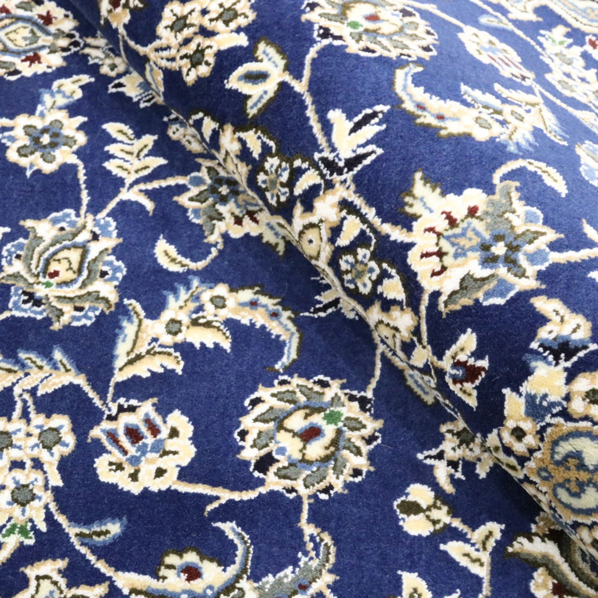 Perzisch tapijt - Nain - Koninklijk - 175 x 116 cm - blauw