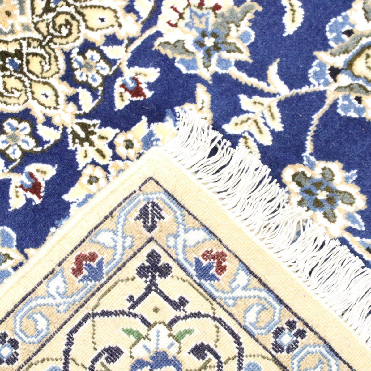 Perzisch tapijt - Nain - Koninklijk - 175 x 116 cm - blauw