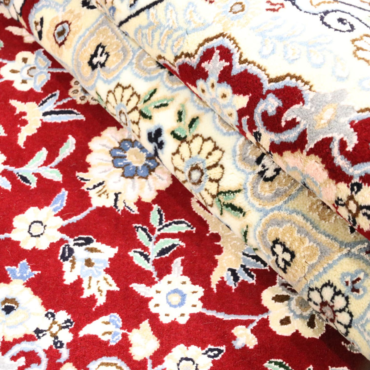 Perzisch tapijt - Nain - Koninklijk - 200 x 132 cm - rood