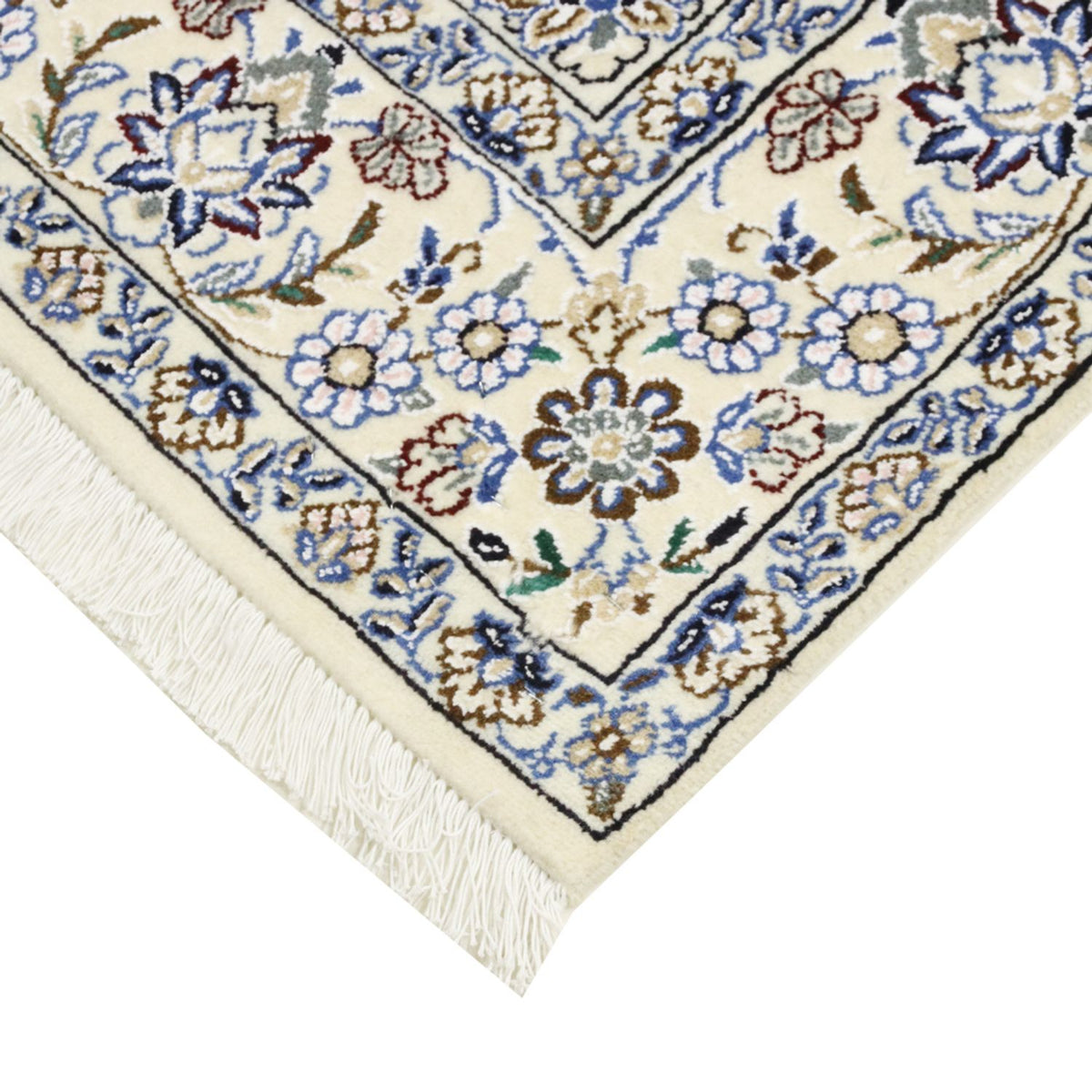 Perzisch tapijt - Nain - Koninklijk - 202 x 130 cm - donkerblauw