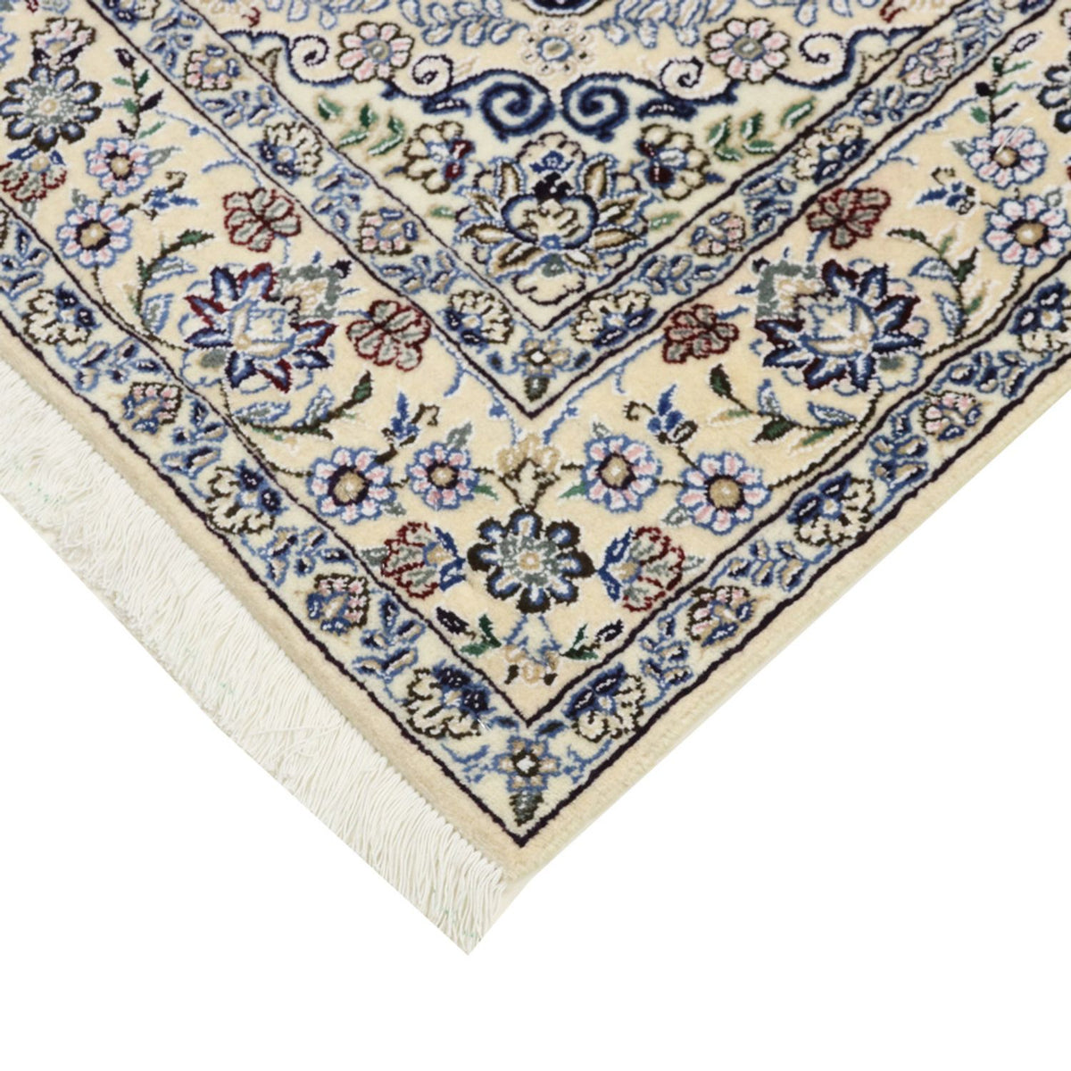 Perzisch tapijt - Nain - Koninklijk - 204 x 128 cm - donkerblauw