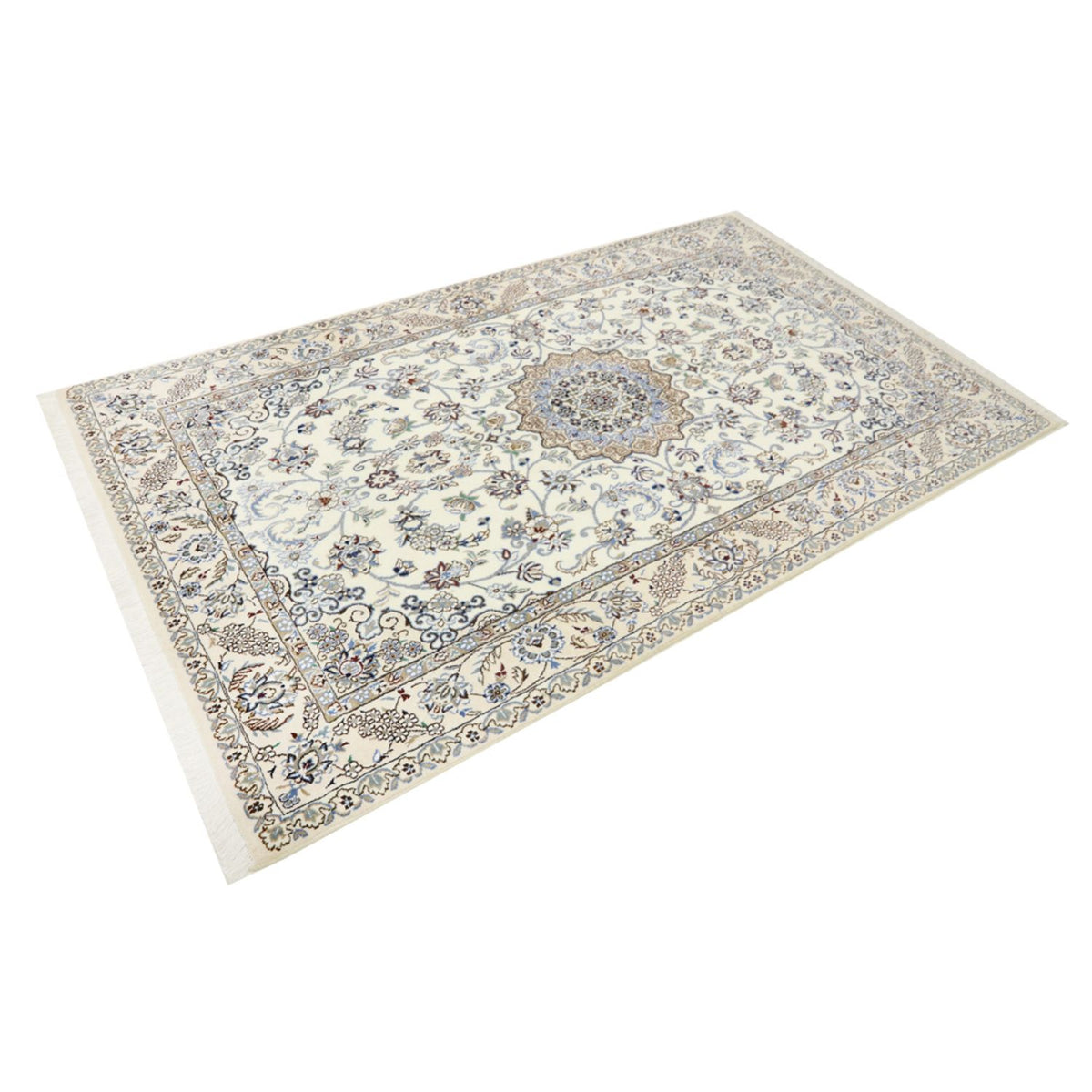 Perzisch tapijt - Nain - Koninklijk - 215 x 126 cm - beige