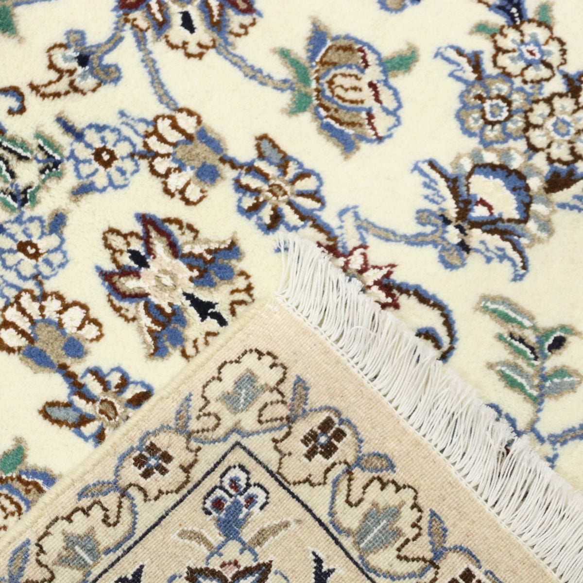 Perzisch tapijt - Nain - Koninklijk - 215 x 126 cm - beige