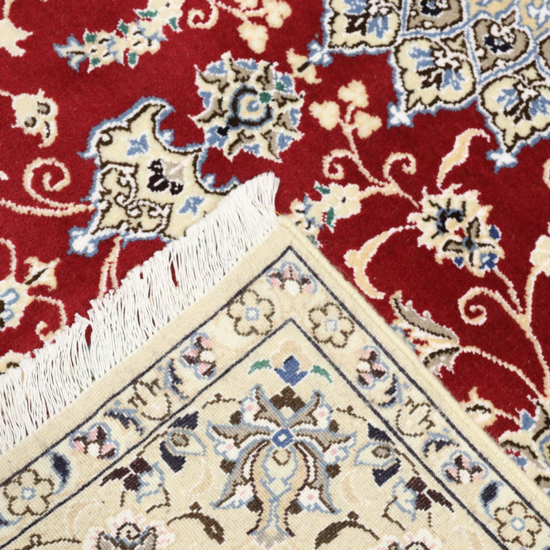Perzisch tapijt - Nain - Koninklijk - 206 x 148 cm - rood