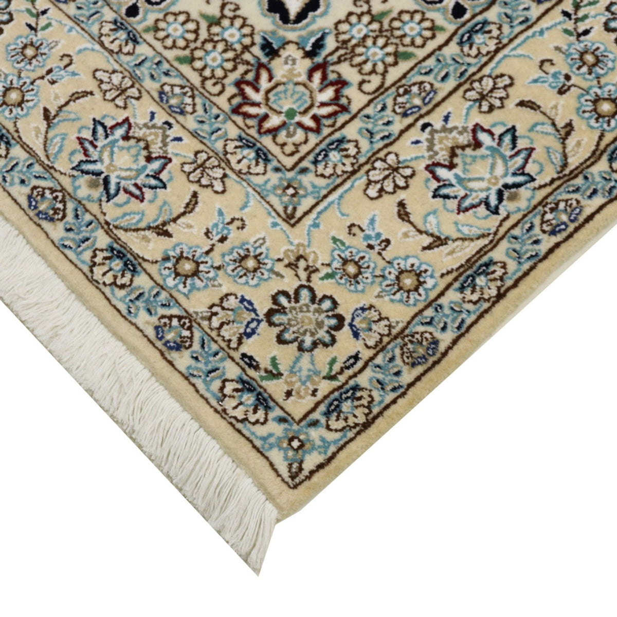 Perzisch tapijt - Nain - Koninklijk - 206 x 147 cm - wijnrood