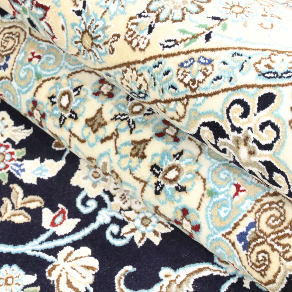 Perzisch tapijt - Nain - Koninklijk - 206 x 147 cm - wijnrood