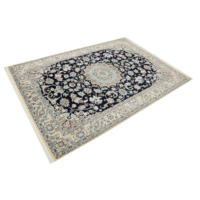 Perzisch tapijt - Nain - Koninklijk - 206 x 147 cm - wijnrood