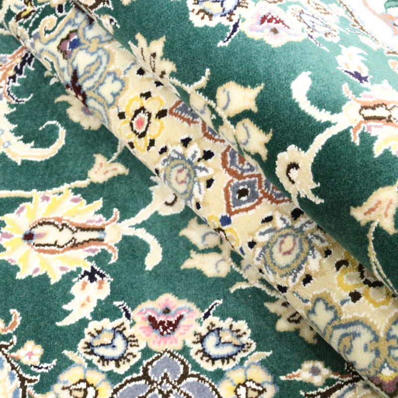 Perzisch tapijt - Nain - Koninklijk - 257 x 158 cm - groen