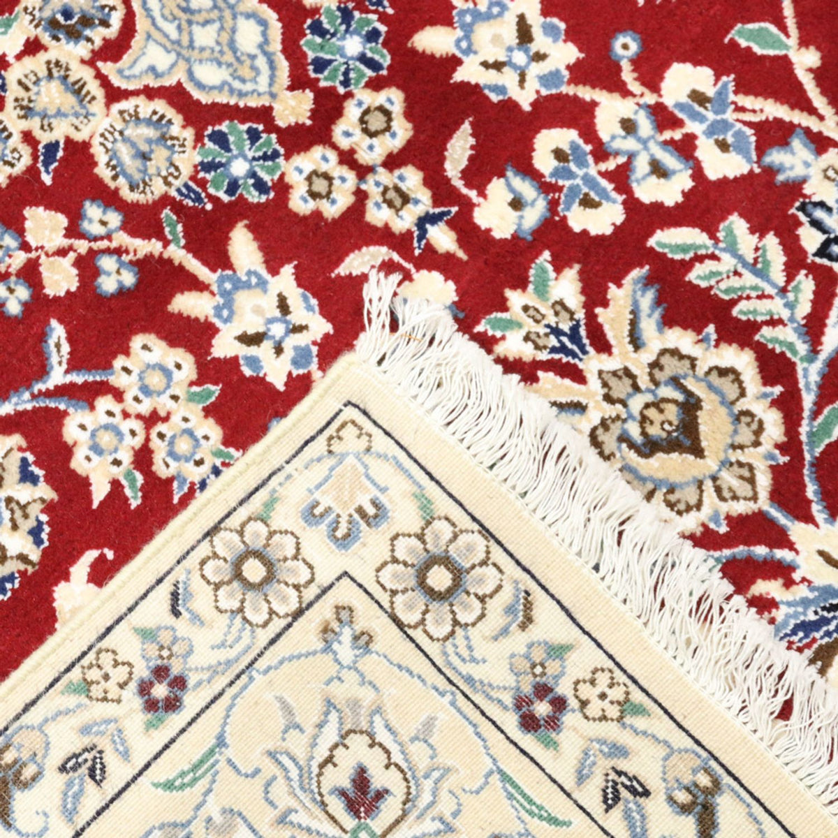 Perzisch tapijt - Nain - Koninklijk - 248 x 148 cm - rood