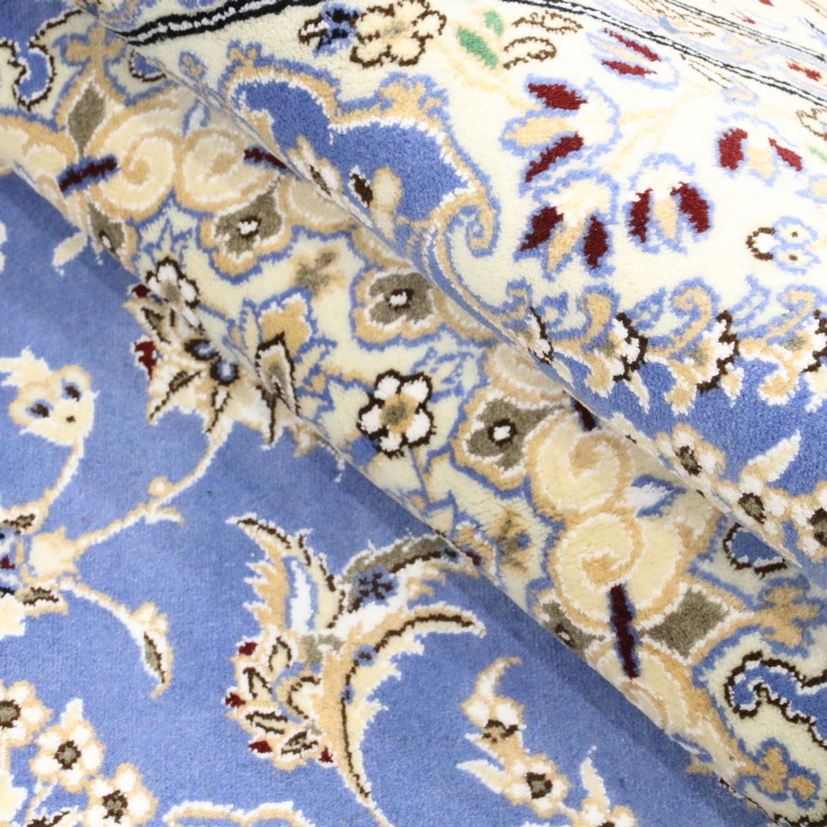 Perzisch tapijt - Nain - Koninklijk - 248 x 158 cm - blauw