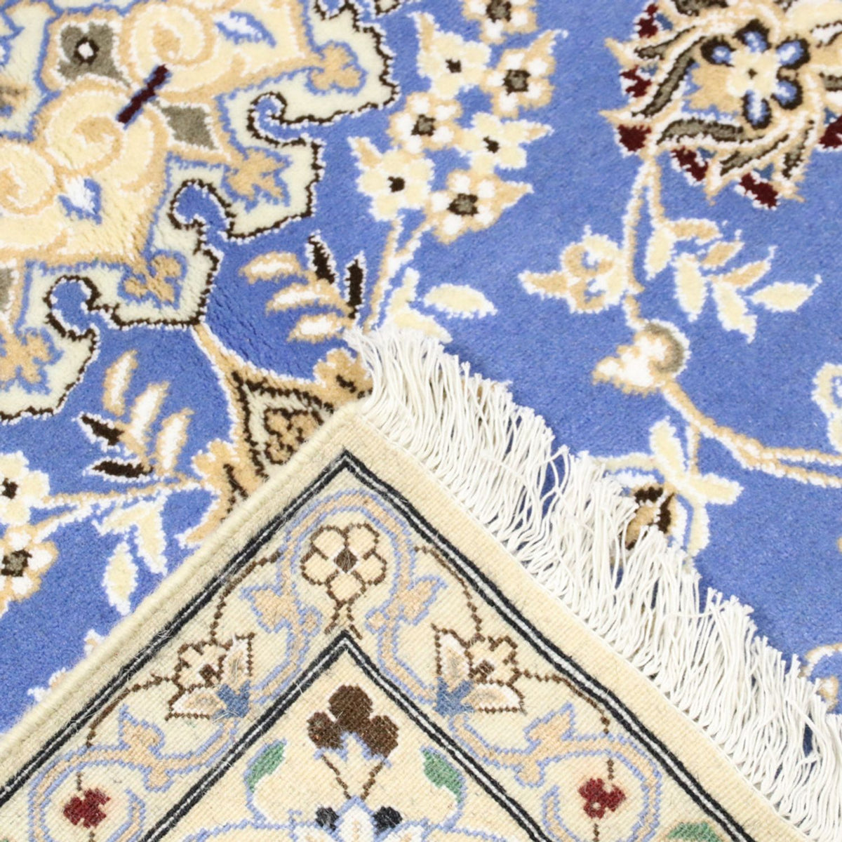 Perzisch tapijt - Nain - Koninklijk - 248 x 158 cm - blauw