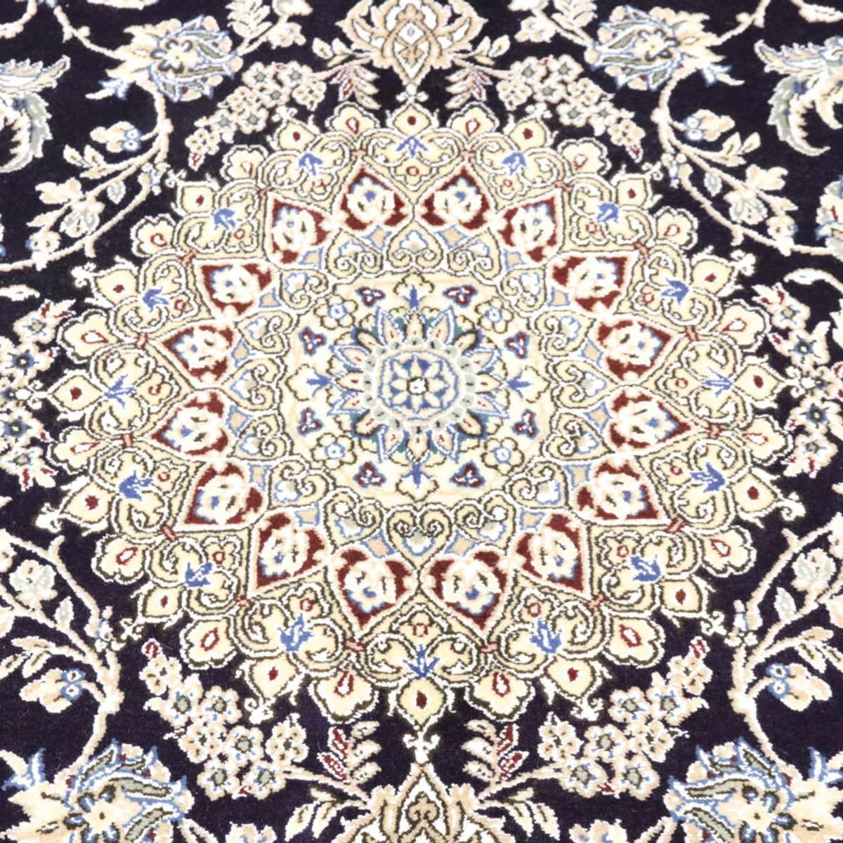 Perzisch tapijt - Nain - Koninklijk - 249 x 155 cm - donkerblauw