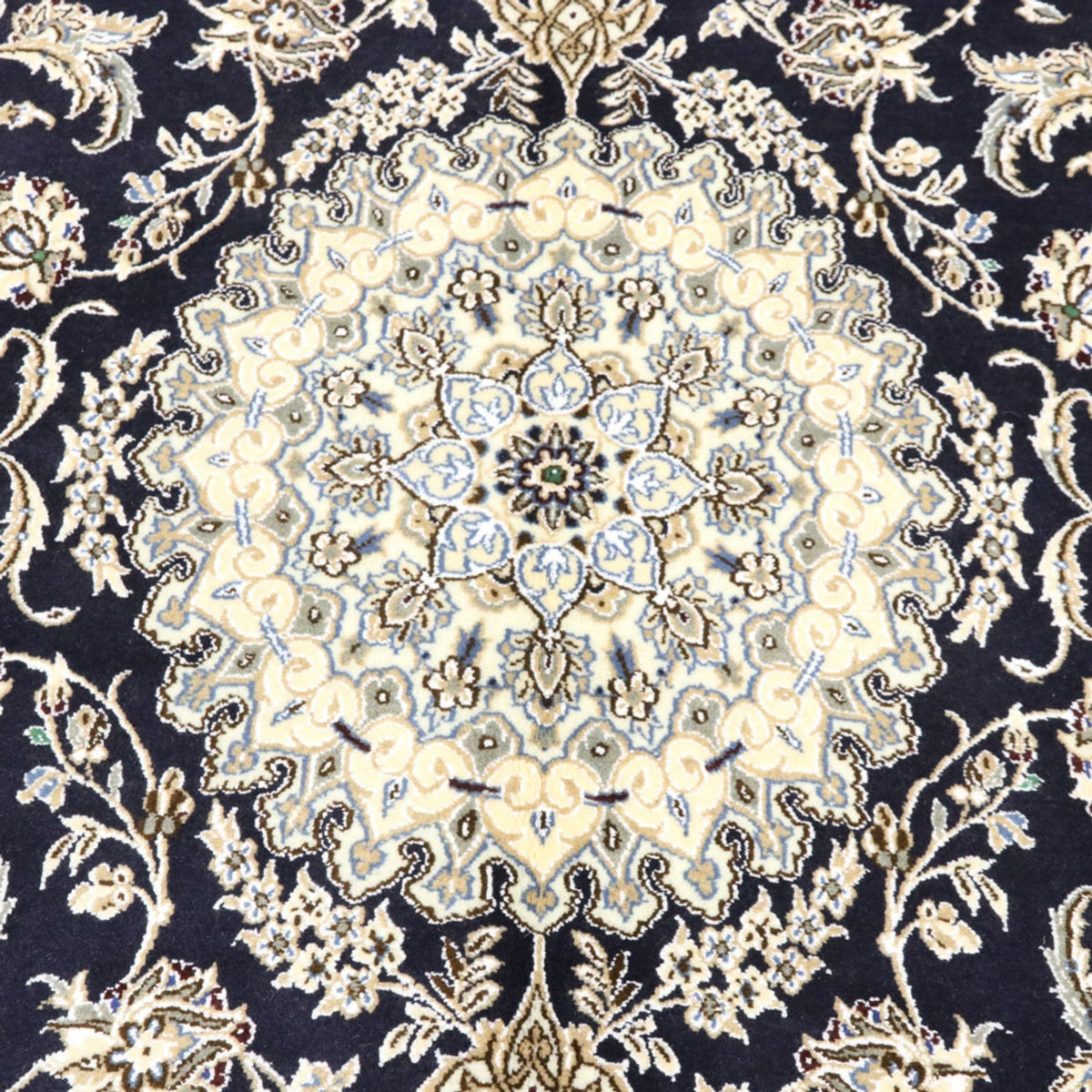 Perzisch tapijt - Nain - Koninklijk - 255 x 154 cm - donkerblauw