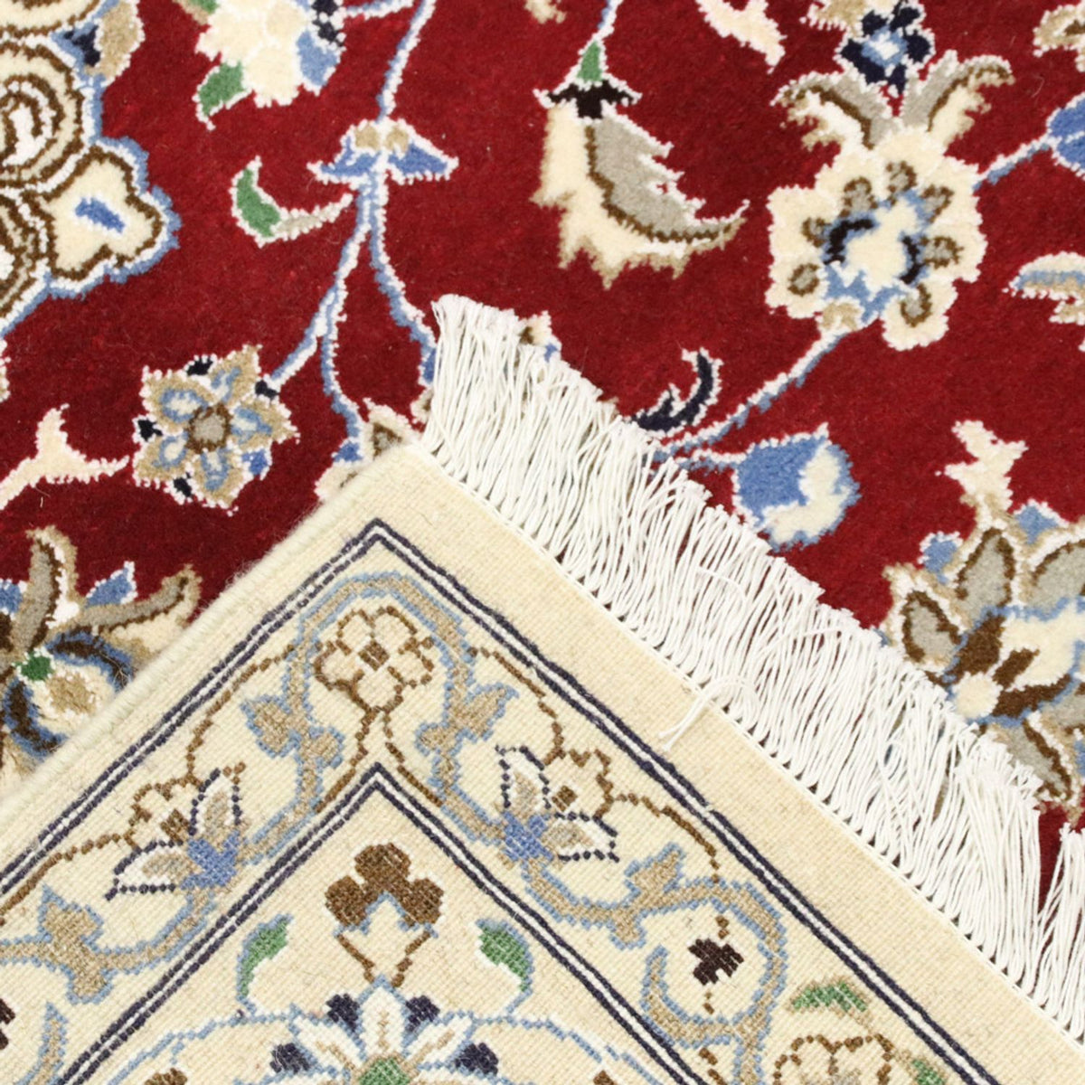 Perzisch tapijt - Nain - Koninklijk - 240 x 158 cm - rood