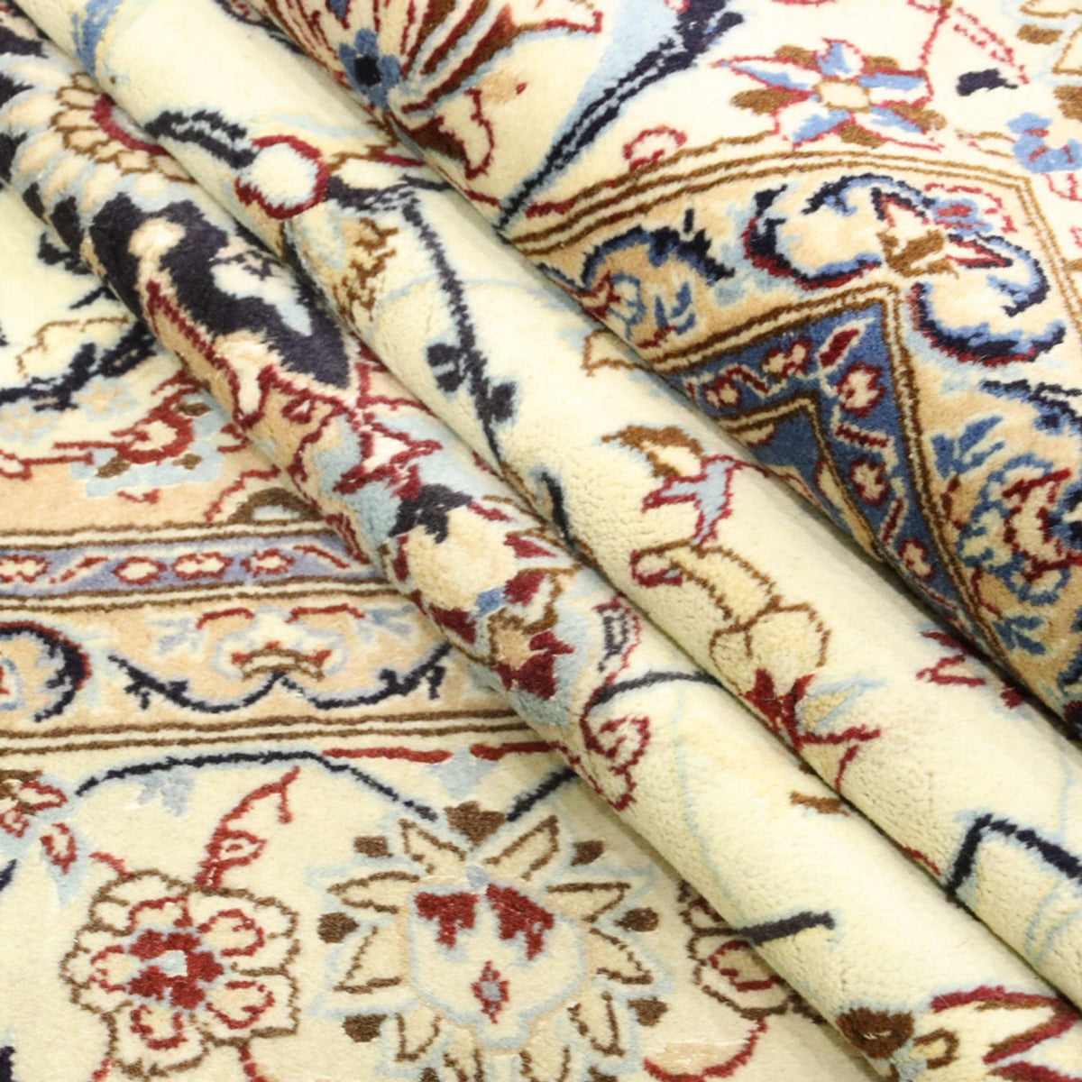 Perzisch tapijt - Nain - Koninklijk - 260 x 155 cm - beige