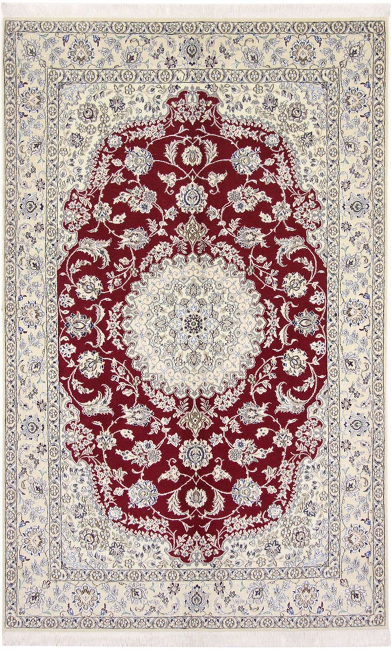 Perzisch tapijt - Nain - Koninklijk - 255 x 160 cm - rood