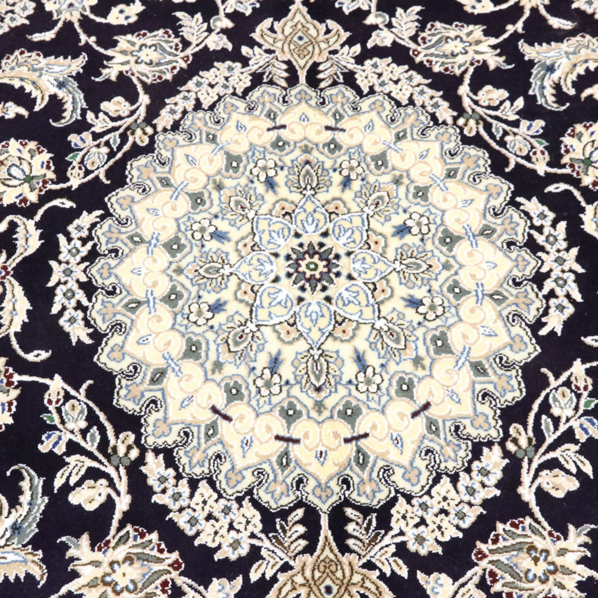 Perzisch tapijt - Nain - Koninklijk - 246 x 154 cm - donkerblauw