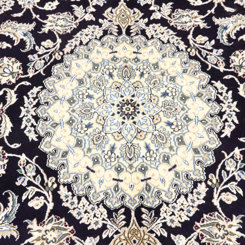 Perzisch tapijt - Nain - Koninklijk - 246 x 154 cm - donkerblauw