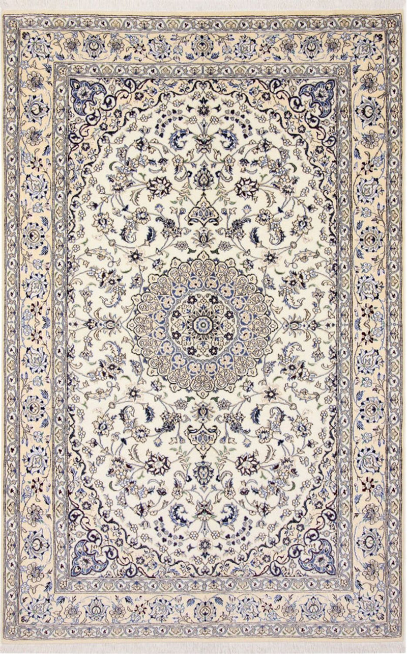 Perzisch tapijt - Nain - Koninklijk - 246 x 158 cm - beige