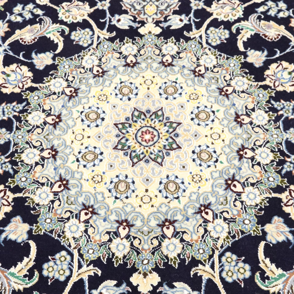 Perzisch tapijt - Nain - Koninklijk - 247 x 156 cm - donkerblauw