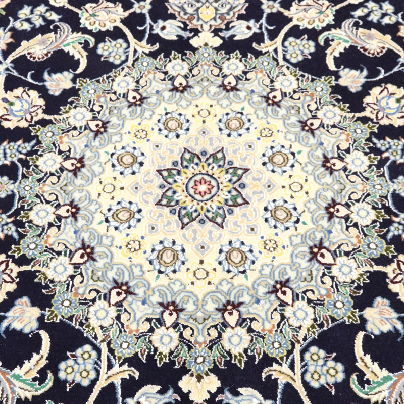 Perzisch tapijt - Nain - Koninklijk - 247 x 156 cm - donkerblauw