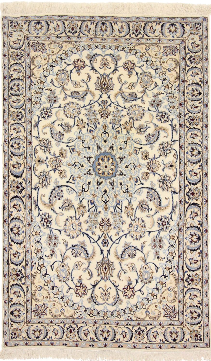 Perzisch tapijt - Nain - Koninklijk - 205 x 125 cm - beige