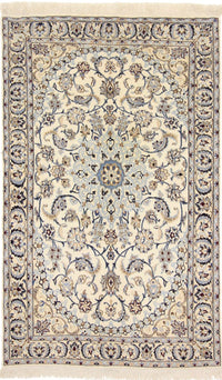 Perzisch tapijt - Nain - Koninklijk - 205 x 125 cm - beige