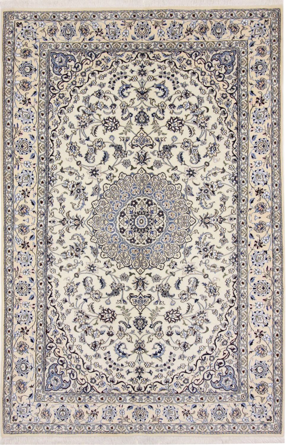 Perzisch tapijt - Nain - Koninklijk - 238 x 158 cm - beige