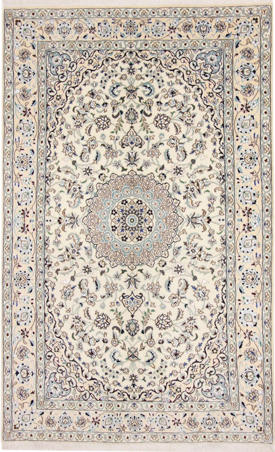 Perzisch tapijt - Nain - Koninklijk - 246 x 154 cm - beige