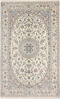 Perzisch tapijt - Nain - Koninklijk - 246 x 154 cm - beige