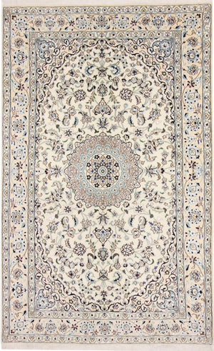 Perzisch tapijt - Nain - Koninklijk - 246 x 154 cm - beige