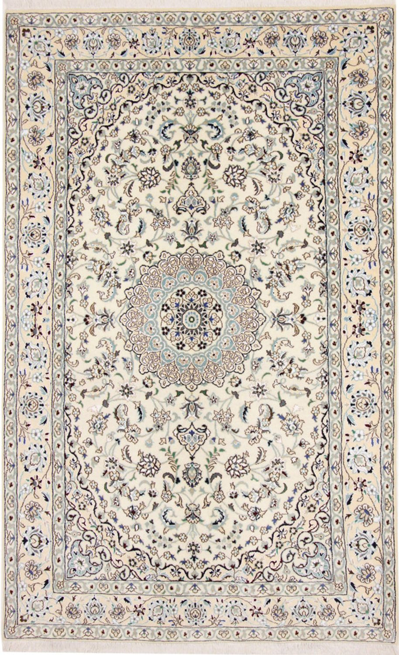 Perzisch tapijt - Nain - Koninklijk - 246 x 154 cm - beige