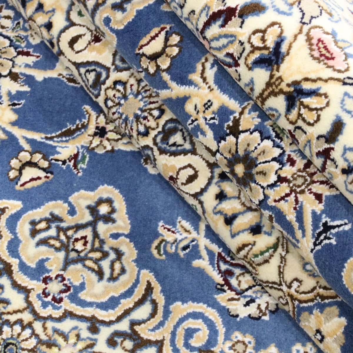 Perzisch tapijt - Nain - Koninklijk - 250 x 200 cm - blauw