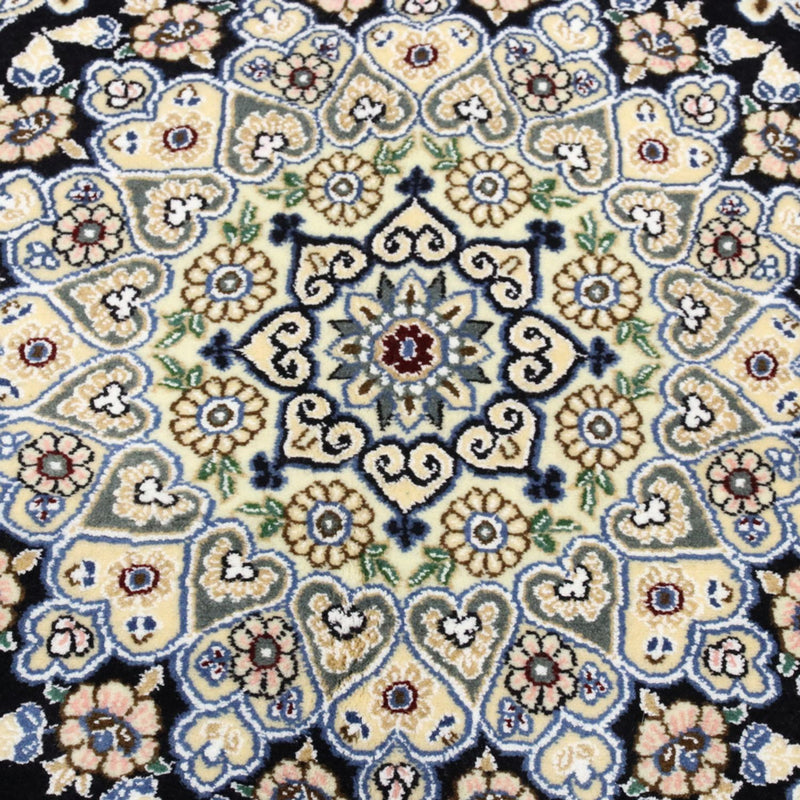 Perzisch tapijt - Nain - Koninklijk - 202 x 132 cm - donkerblauw