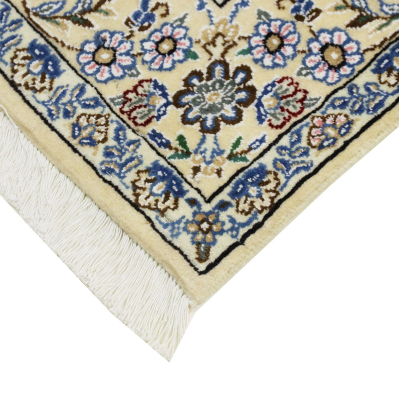 Perzisch tapijt - Nain - Koninklijk - 202 x 132 cm - donkerblauw