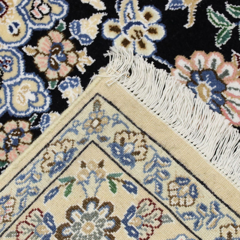 Perzisch tapijt - Nain - Koninklijk - 202 x 132 cm - donkerblauw