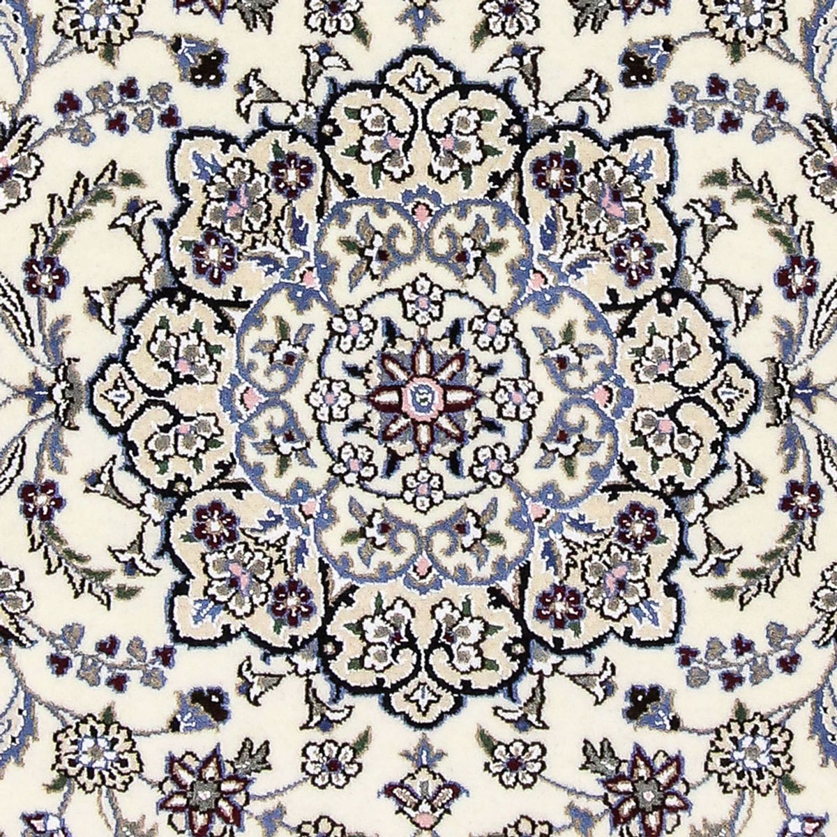 Perzisch tapijt - Nain - Koninklijk - 150 x 96 cm - crème