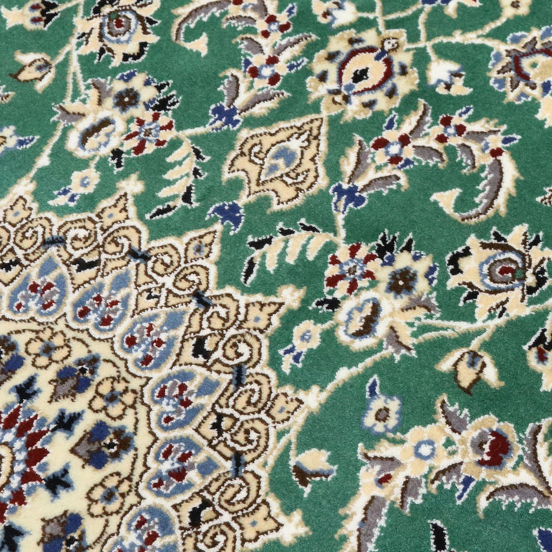 Perzisch tapijt - Nain - Koninklijk - 139 x 89 cm - groen