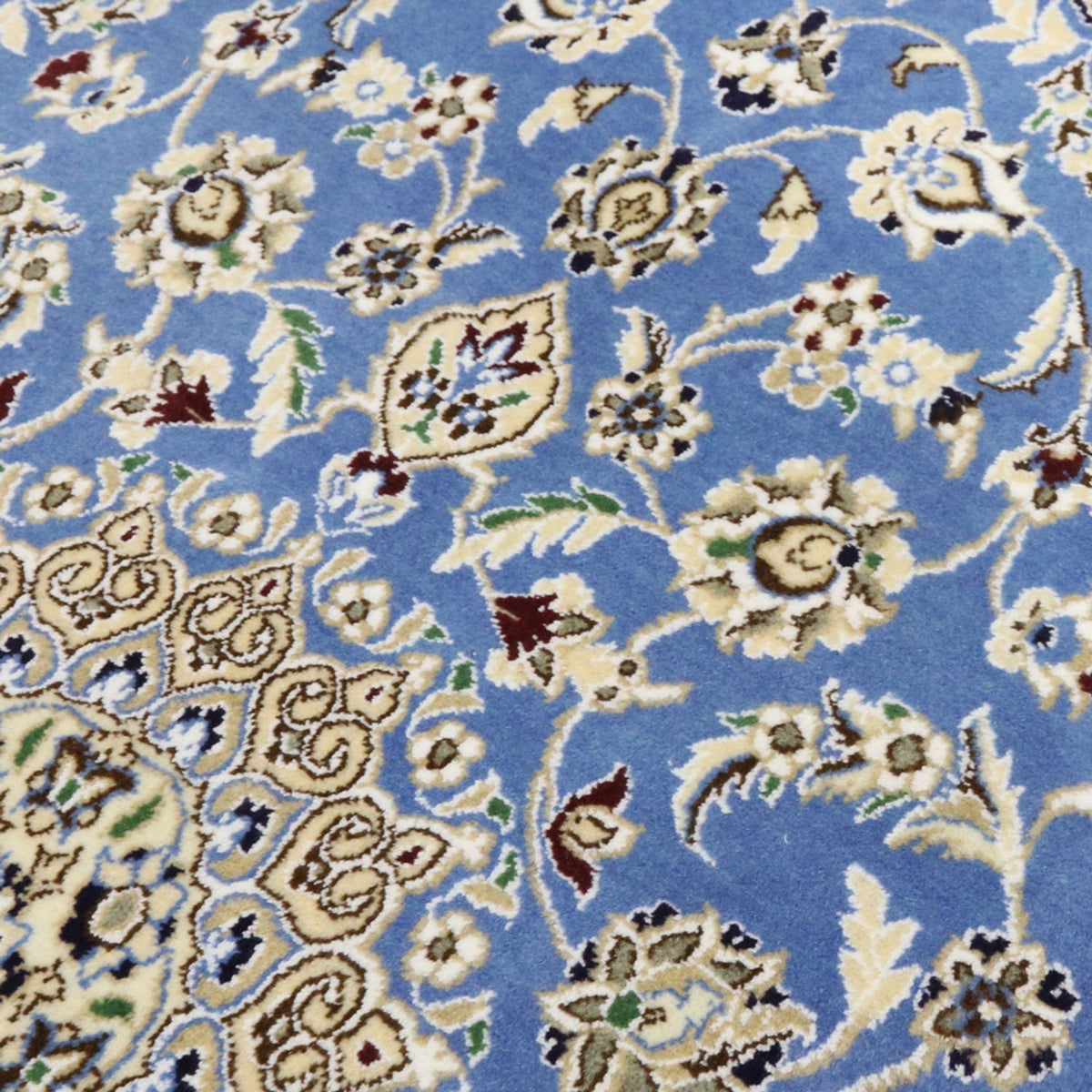 Perzisch tapijt - Nain - Koninklijk - 135 x 91 cm - blauw