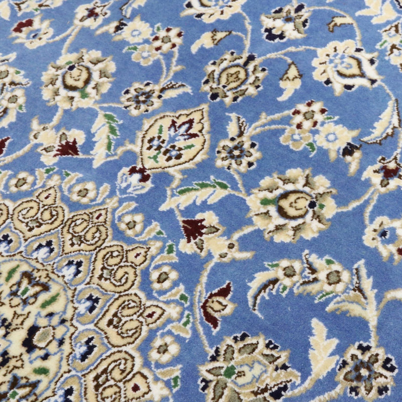 Perzisch tapijt - Nain - Koninklijk - 135 x 91 cm - blauw