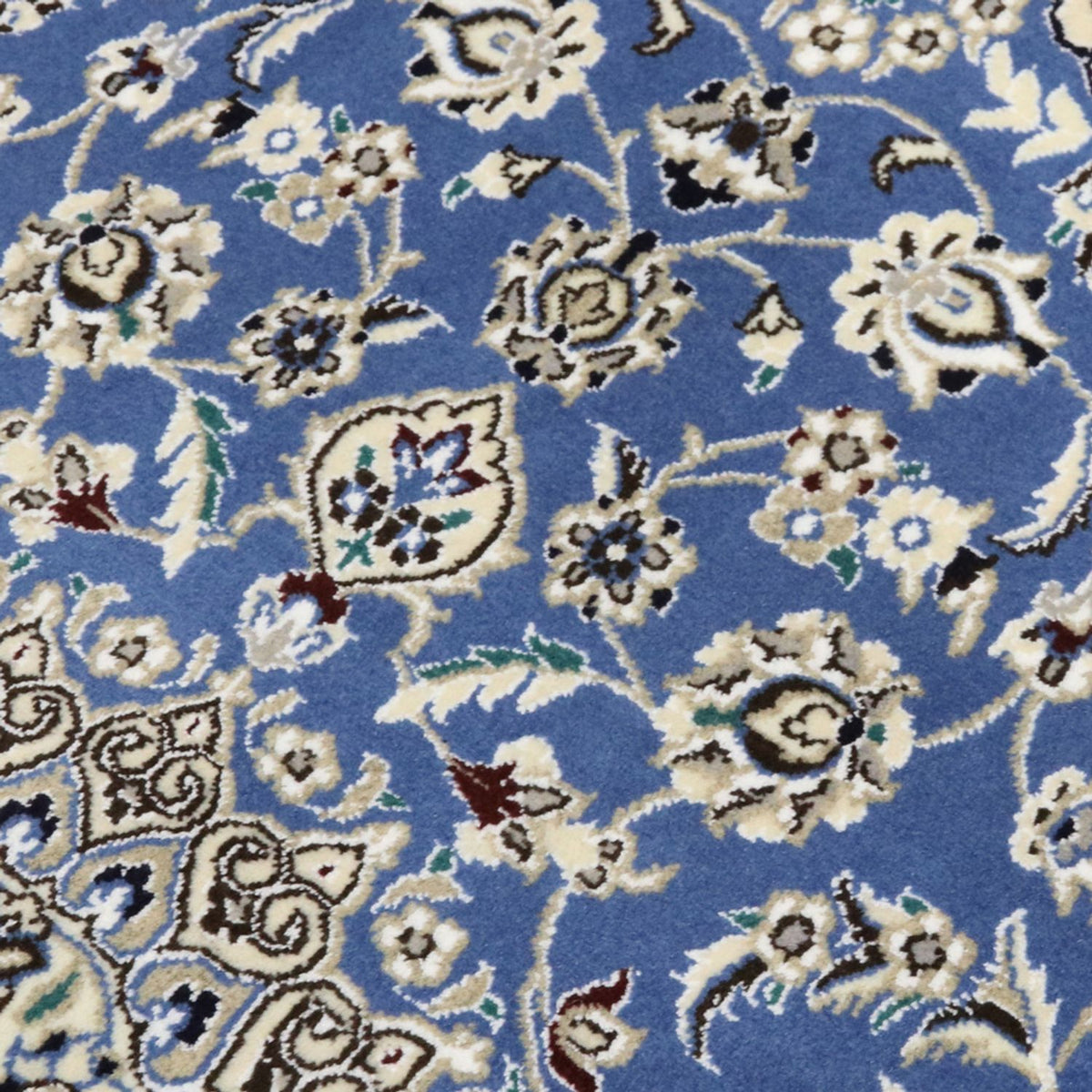 Perzisch tapijt - Nain - Koninklijk - 134 x 89 cm - blauw