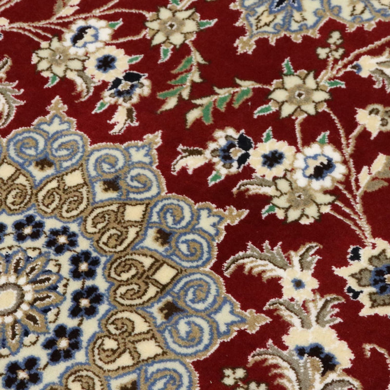 Loper Perzisch tapijt - Nain - Koninklijk - 203 x 81 cm - rood